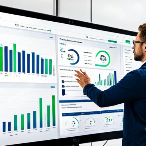 Home 23 Data-Driven Supply Chain Dashboard**
"A modern, brightly lit office showing a large interactive dashboard displaying supply chain metrics: inventory levels, predicted demand, optimized delivery routes, and risk assessments. Charts and graphs are clear and easily understandable. A diverse team of professionals in appropriate attire is collaborating around the dashboard. Safe for work, appropriate content, fully clothed, professional, perfect anatomy, correct proportions, natural pose, professional photography, high quality."
**