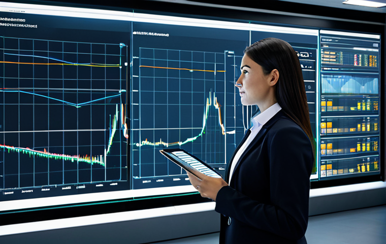 Predictive Analytics in Action**

"A brightly lit data center with servers blinking, a woman in professional business attire, fully clothed, is reviewing a holographic display showing a demand forecast graph. In the background, logistics trucks are efficiently loading goods. Safe for work, appropriate content, perfect anatomy, correct proportions, natural pose, high-quality rendering, professional setting, modest clothing."

**