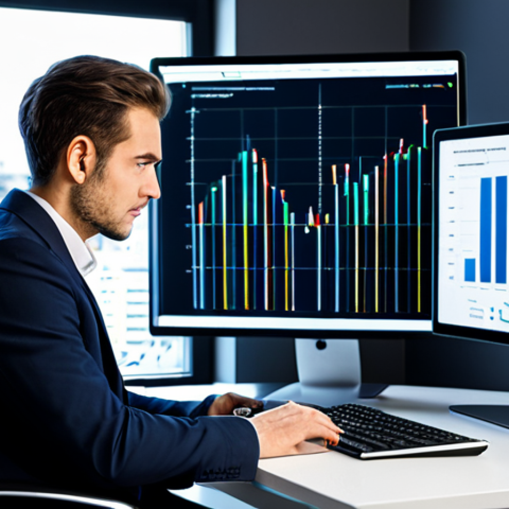 공급망관리와 AI 기술의 활용 사례 - Demand Prediction**

"A data scientist analyzing a predictive demand dashboard on a computer screen,...