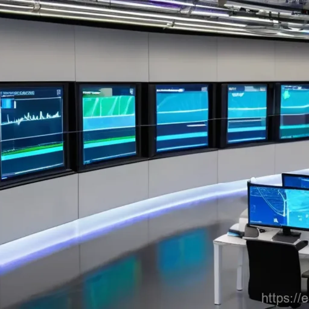 공급망관리와 협력사 네트워크 구축 - **Prompt:** A dynamic, high-tech control center for a global supply chain. In the foreground, a dive...